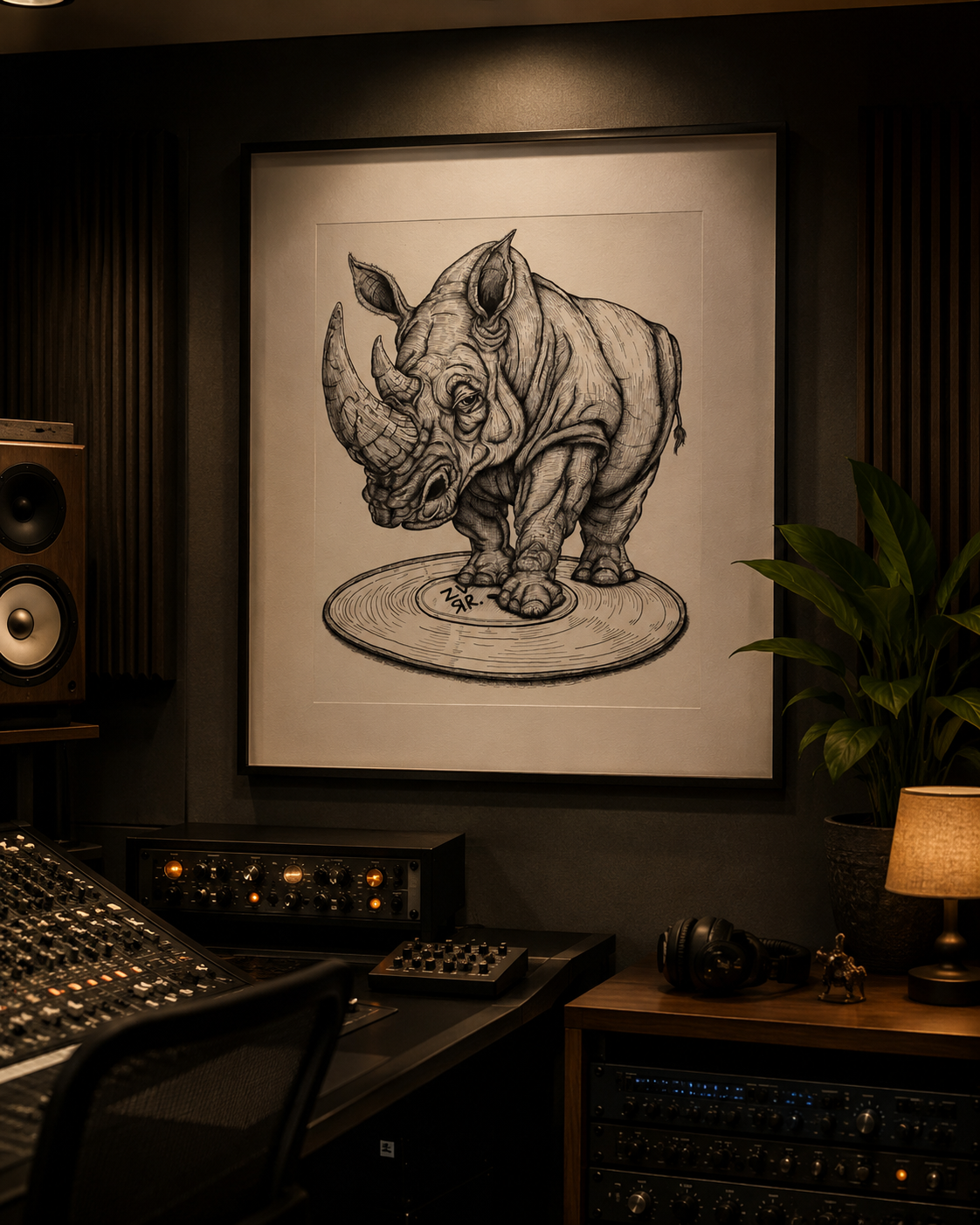 Off the Record (Signed Limited Edition Print)
