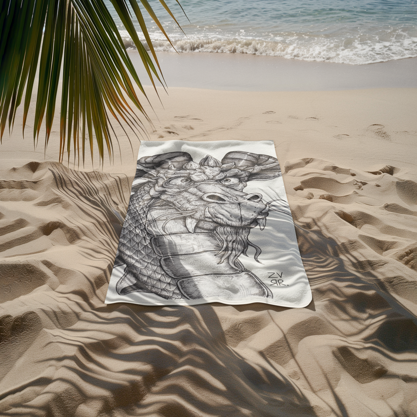 Once A Dragon, Always a Dragon (Beach Towel)