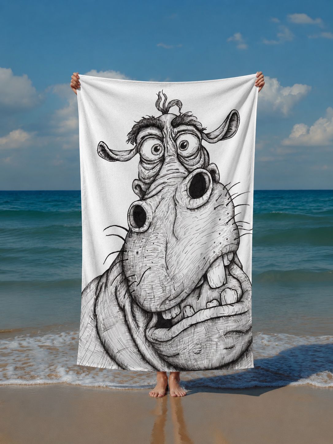 Mostly Harmless (Beach Towel)